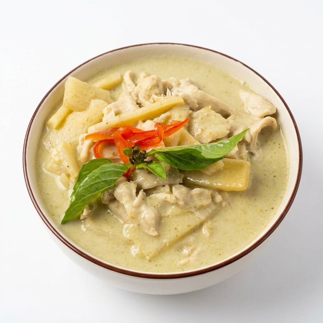 Green Curry and Rice.